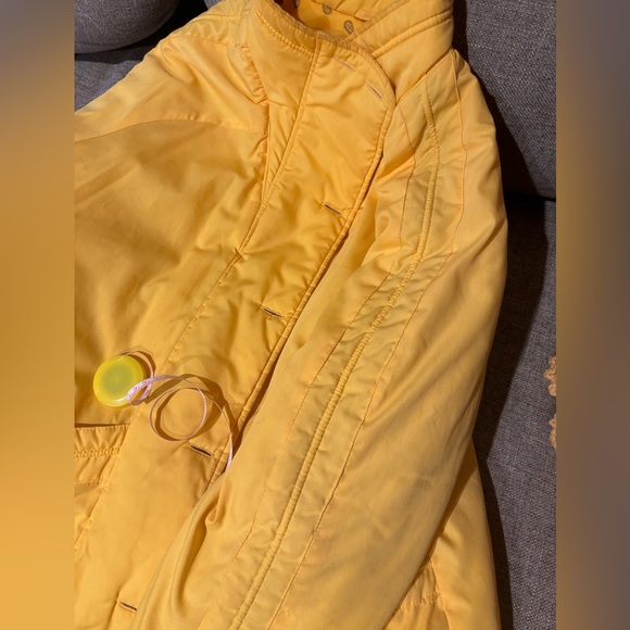Vintage Yellow Puff Coat by S.B.II by Bitterman (small) - Picture 8 of 8